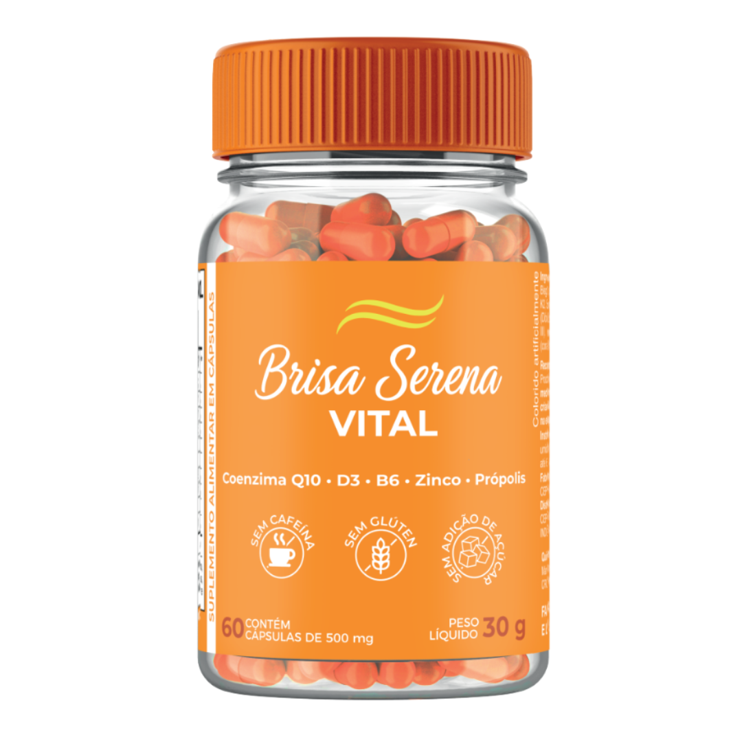 Brisa Serena VITAL Suplemento Natural para Imunidade e Energia