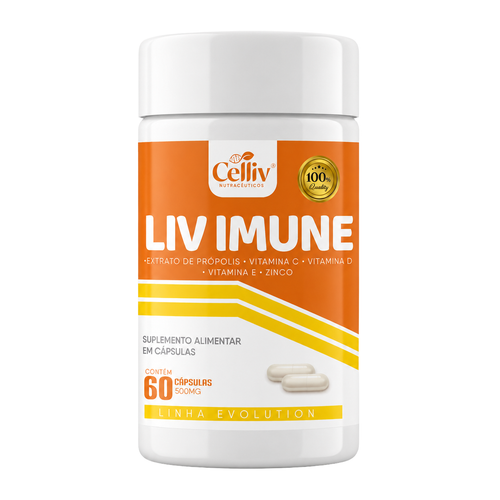 Liv Imune Celliv 60 Cápsulas Brisa Serena Suplementos