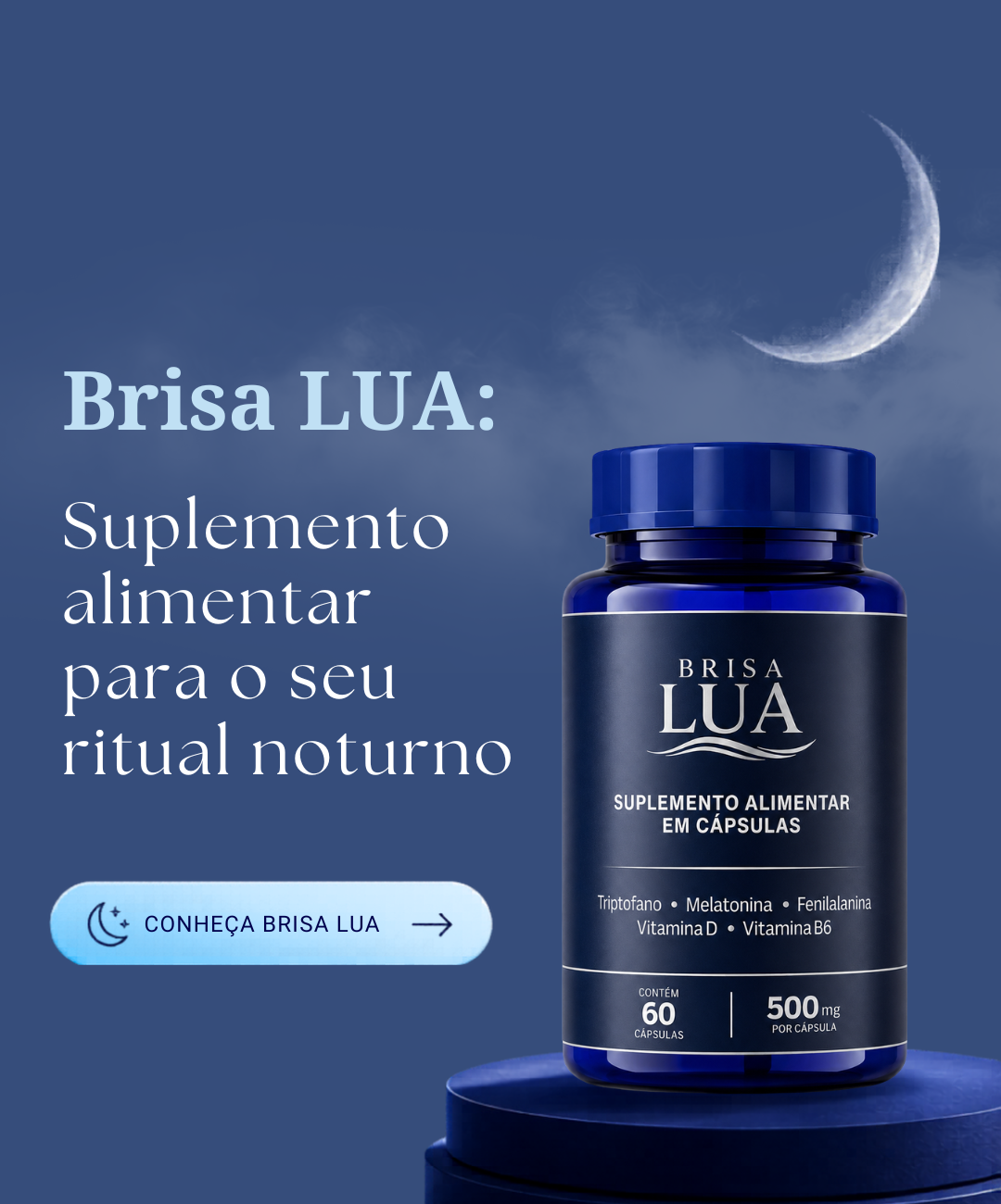 Suplemento alimentar para o seu ritual noturno