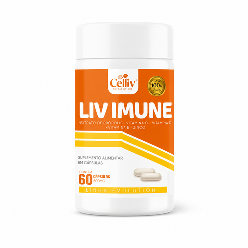 Liv Imune Celliv 500mg 60 cápsulas