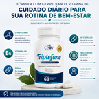 Suplemento alimentar Triptofano + Vitamina B6 Celliv